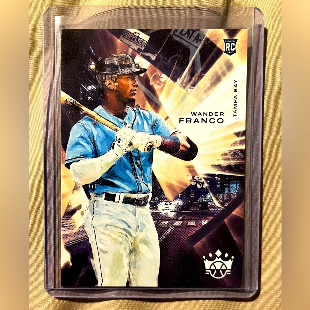 Tampa Bay Rays 2022 Wander Franco RC Panini DIAMOND KINGS #95 MLB Rookie Card